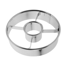 Stainless Steel Donut Cutter Mold with Unique Round Shape for Baking Pastries and Cookies