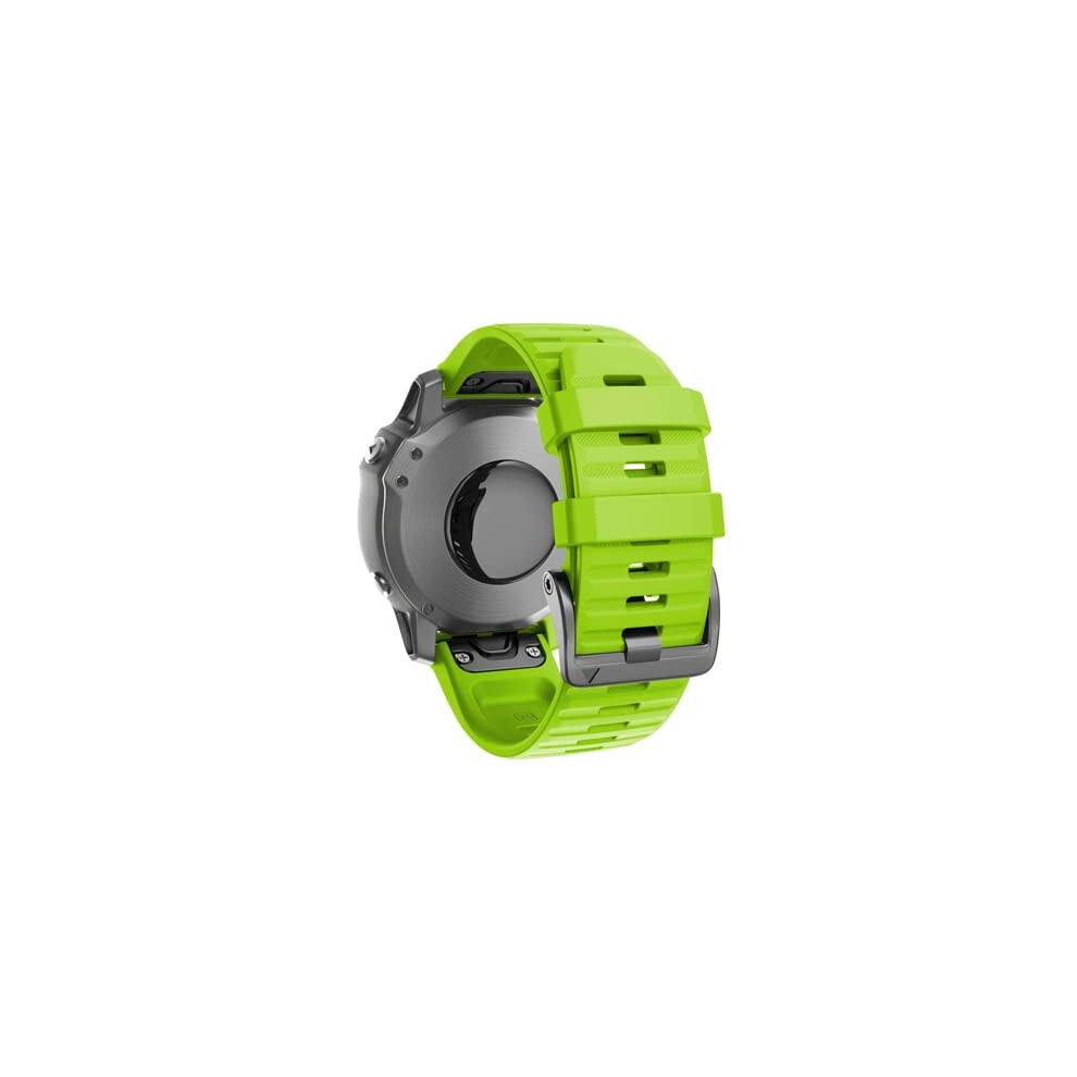 22Mm Watch Band Silicone Easyfit Replacement Strap With Secure Screw Clasp For Garmin Fenix 9113335143722