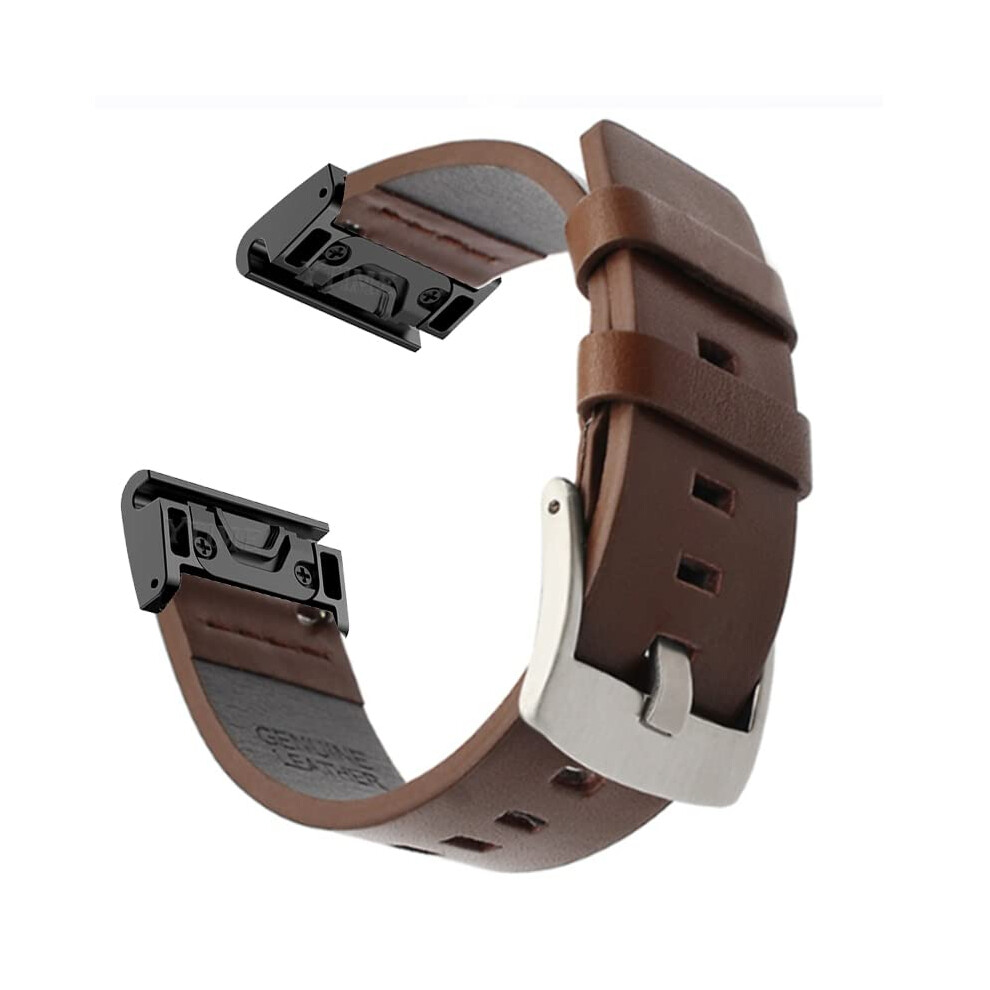 22Mm Leather Watch Band For Garmin Marq Series Epix Approach S60 Instinct, Elegant Strap 9070919190483