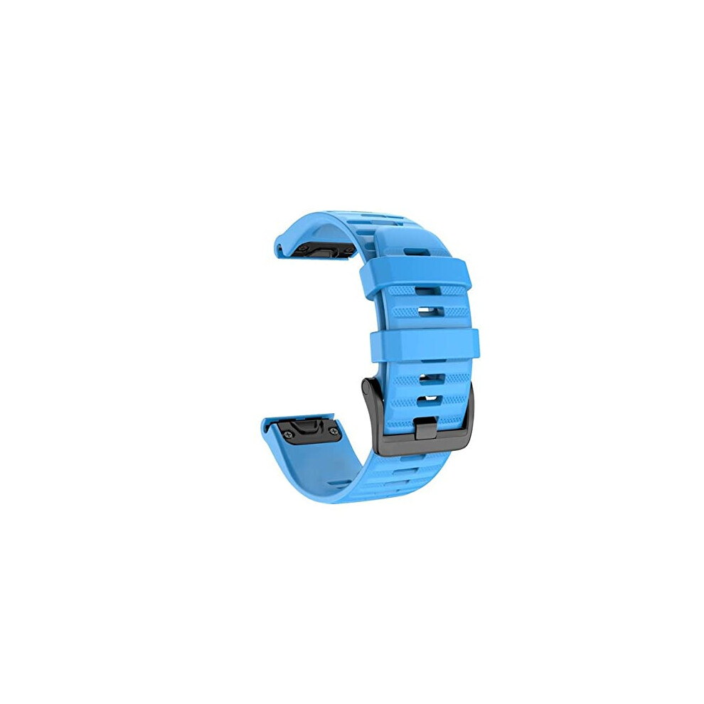 Watch Band 26Mm Quick Release Strap For Garmin Fenix 3 3Hr Secure Everyday Fit Blue 9070919190650