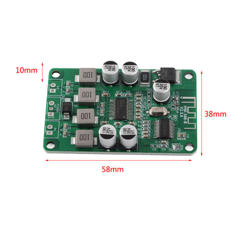 Transform Audio With Tpa3110 2X15w Bluetooth Amplifier For Speakers 9481382827170