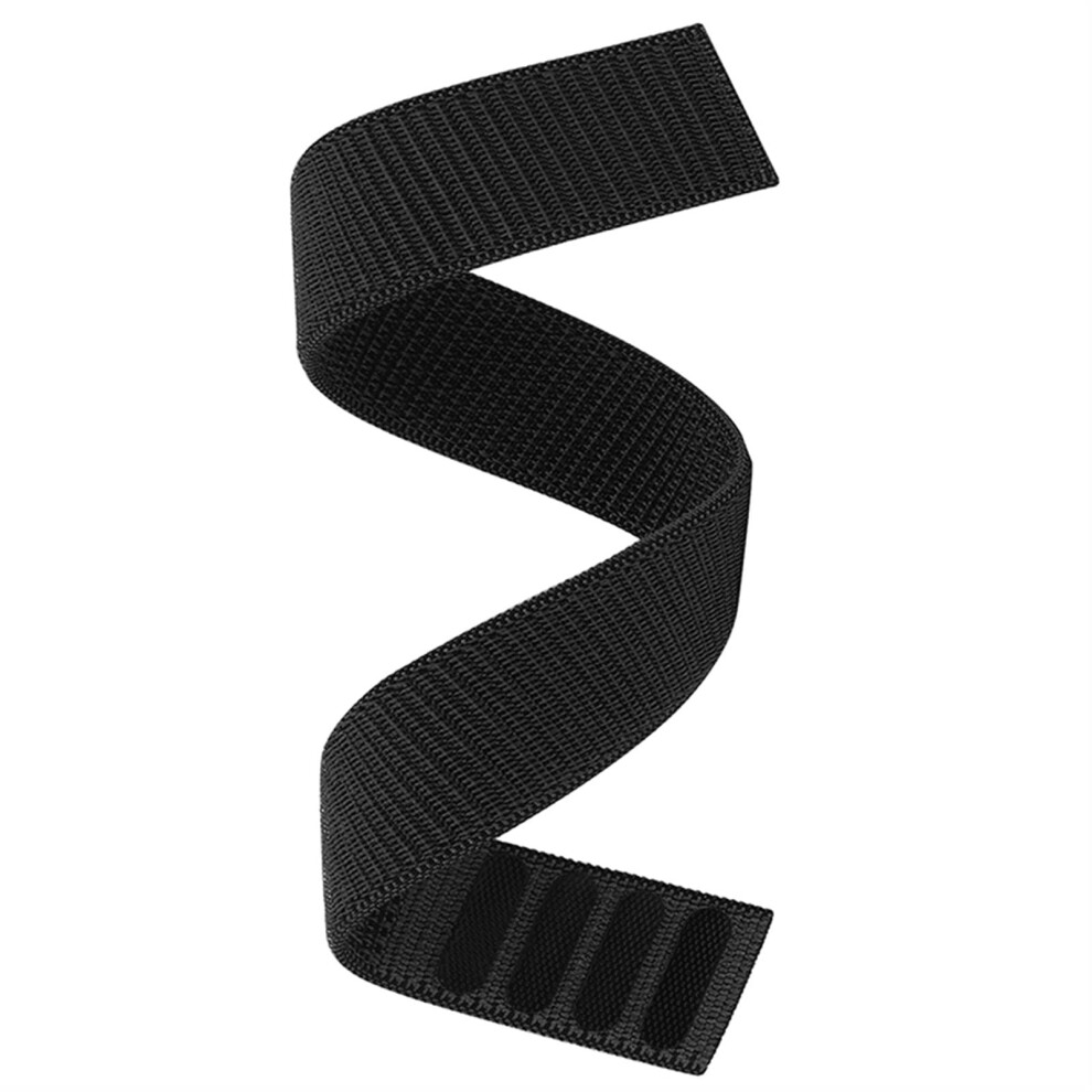 26Mm Nylon Watch Band Exact Fit Replacement Strap For Garmin Fenix 7X Black 9113335144620