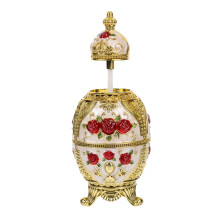 Vintage Style Toothpick Holder Dispenser with OneTouch Hygienic Popup for Dining Table Decor