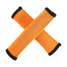 2 Stück 15 cm rutschfeste Tauchstoff-Paddelgriffe für Kajak (Orange)