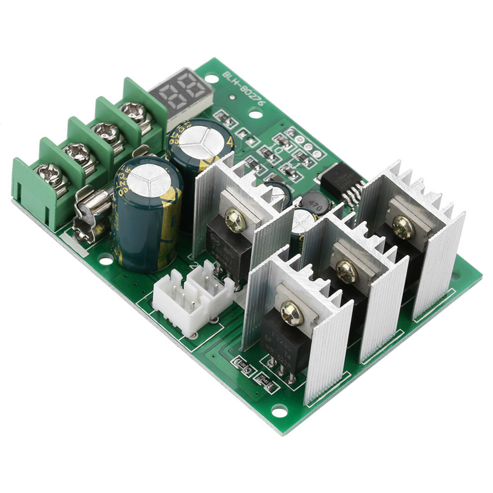 Digital Display Pwm Motor Speed Controller - 30A Dc6-60V Easy Wiring 8761382828447
