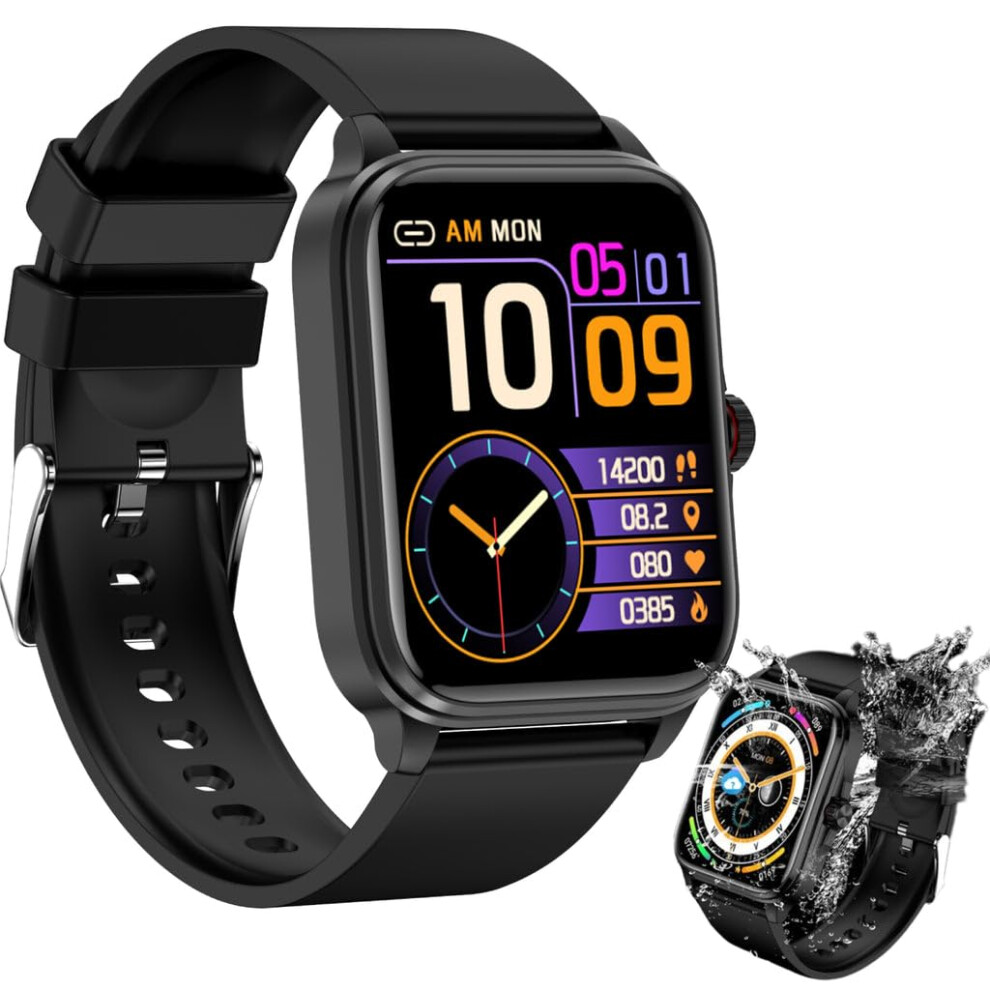 Smart Watch With Call And Text Alerts, Heart Rate And Sleep Tracker, 1.91' Hd Display, Android Ios 9113335145436