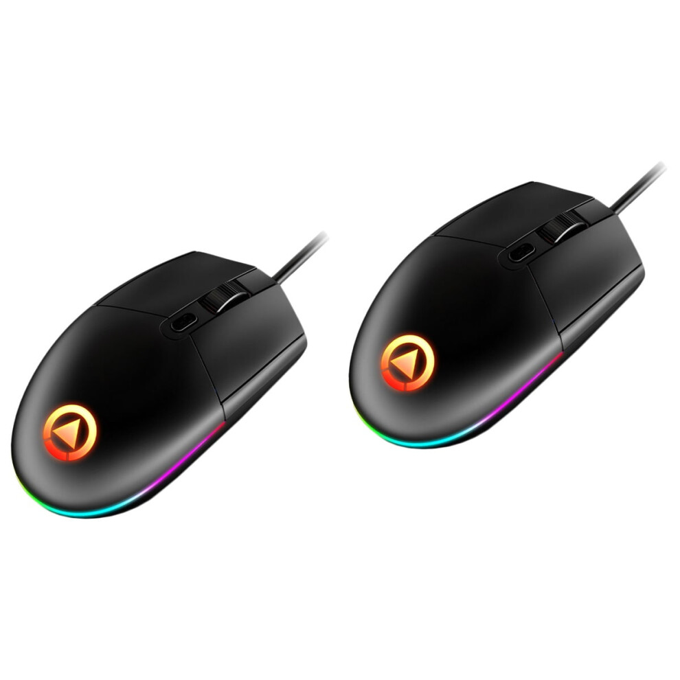 2 Pack Laptop Mouse Gaming Mouspad Mute Wired Backlit Mouse Wired Gaming Mouse Laptop Luminous Computer Abs 9389440779549