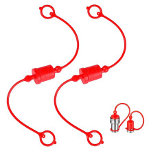 -A 1/4 Hydraulic Quick Coupler Male Dust Cap and Female Plug Cover, Fits Hydraulic Quick Disconnects Coupler