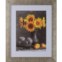 3" Polystyrene Decorative Textured Picture Frame - by WholesaleArtsFrames-com. 16x22 316 Series - Light Silver - Made In USA