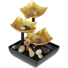 Lzvxtym Tabletop Fountain Decor,Waterfall Ornaments,Indoor Decorations,for Home Office,USB Powered