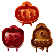 Jygee Christmas DIY Pie Mold Set Baking Molding Tool Mini Cookie Mold with Pumpkins Apples and Acorn Shape