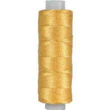 Threadart Pearl Cotton Thread, 75yd Spools Size 8, compatible with embroidery & crochet, Color 725 TOPAZ - 40 colors available
