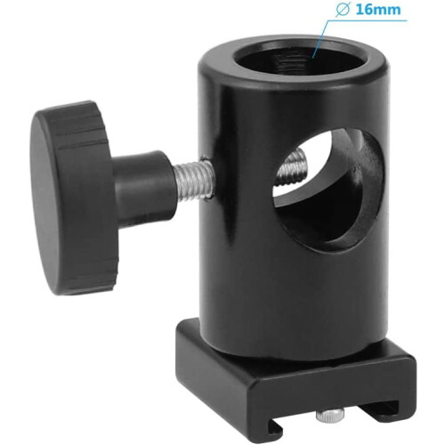 Light Stand Head with Cold Shoe Mount Adapter - 2418 1