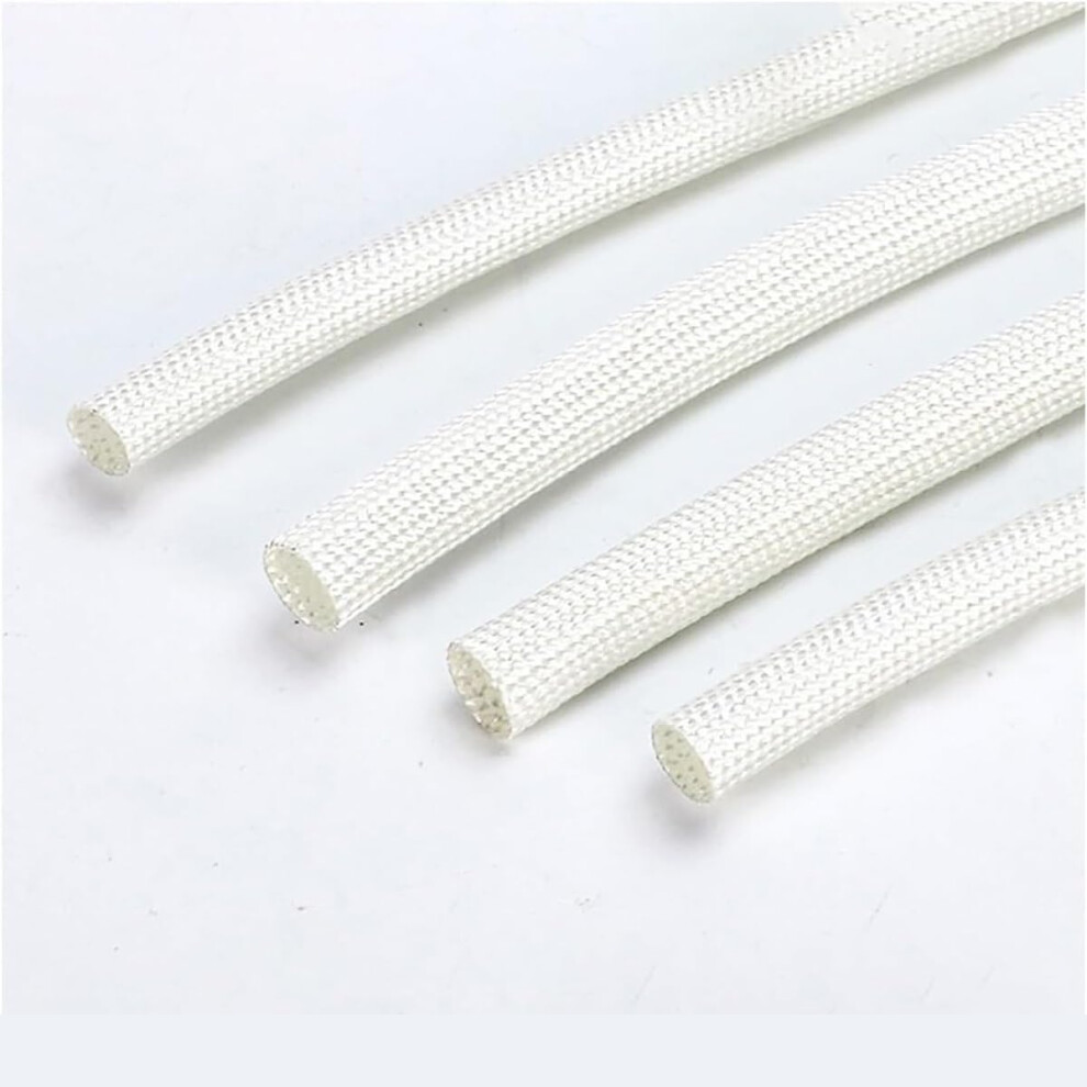Fiberglass Sleeving 30Mm Temperature Braided Insulation Tube 5M Heat Resistant 9113335145771
