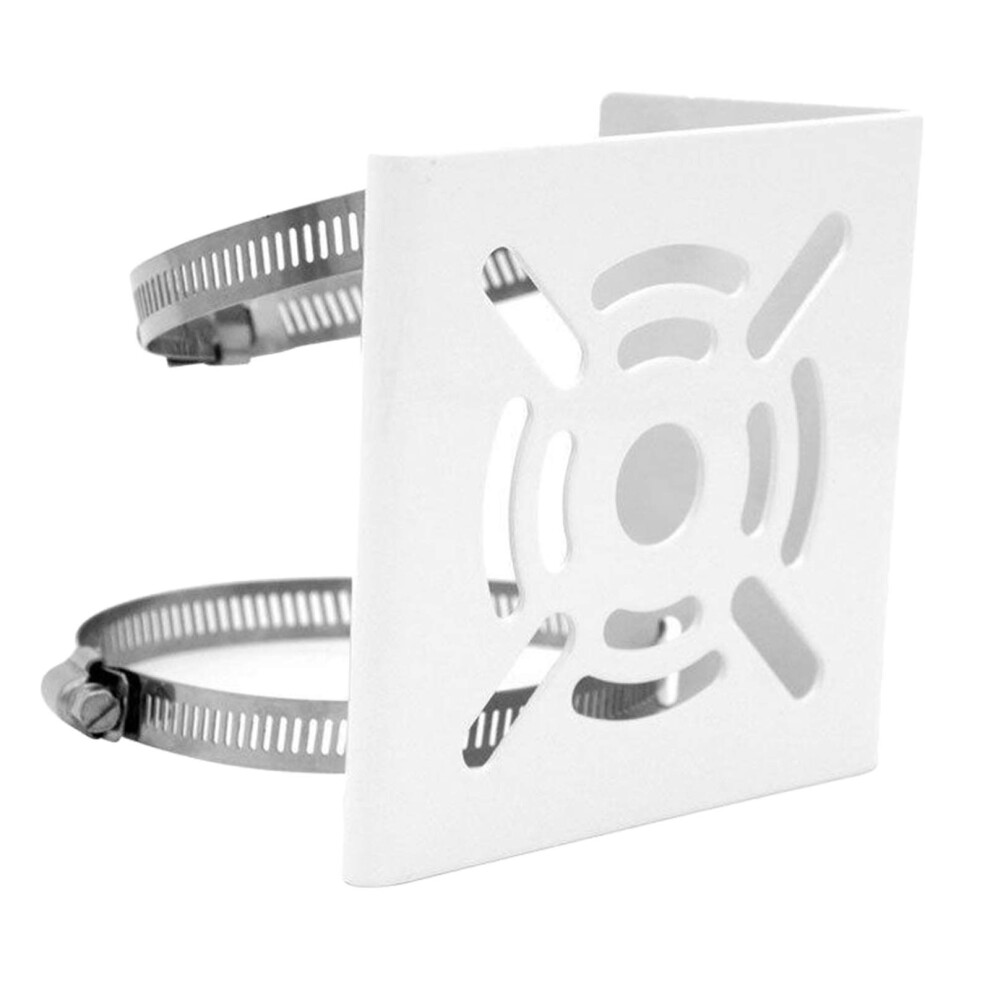 Cctv Ptz Camera Pole Mount Bracket, Heavyduty Adjustable Outdoor Dome Camera Holder With Dual Loops 9113335145900
