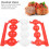 ABS Meatball Maker Tool for Kitchen Cooking, Stuffed Meat Press, Even Portion Control, Easy Clean 3