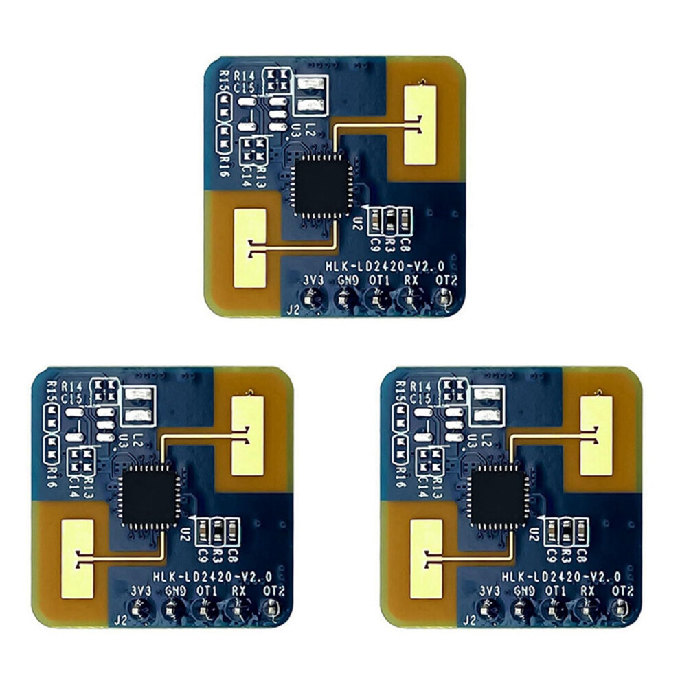 Ld2420 24Ghz Mmwave Human Presence Radar Sensor Pack Of 3 For Reliable Motion And Occupancy Detection 9070919193576