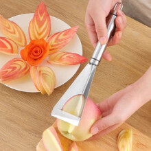 Fruit Carving Knife Stainless Steel Triangular Blade for Creative Fruit Shapes and Vegetable Carving