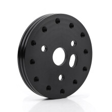 Autoabstandsring 0,5" für 6-Loch auf 3-Loch Lenkradadapter Universell Schwarz