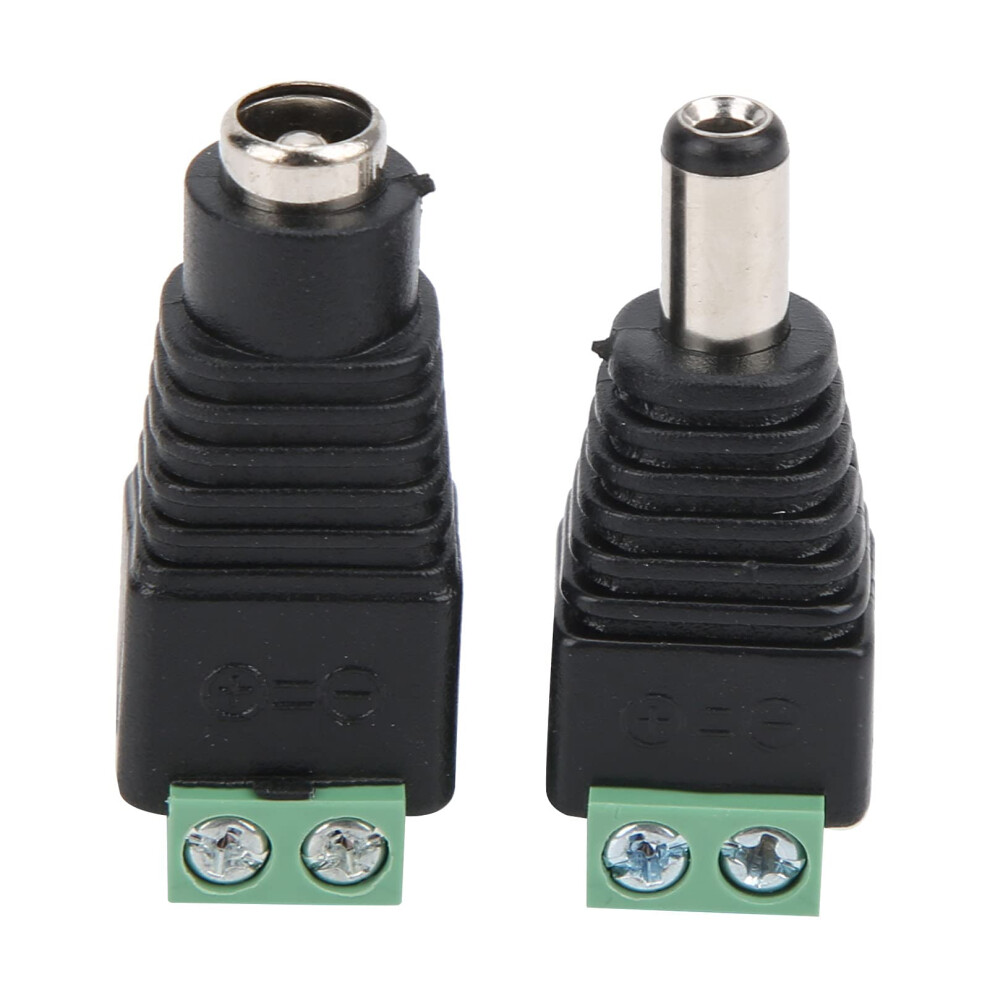 5.5X2.5mm Male Female Dc Power Connector Jack For Cctv Cameras And Led Strip Lighting 9070919193996