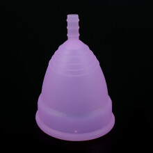 Lila S wiederverwendbare medizinische Silikon-Menstruationskappe, 45 mm  70 mm