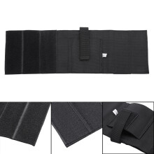 Schwarches Polyester-Ankleholster für G17, 38x12,5 cm, mit sicherem, verstellbarem Riemen