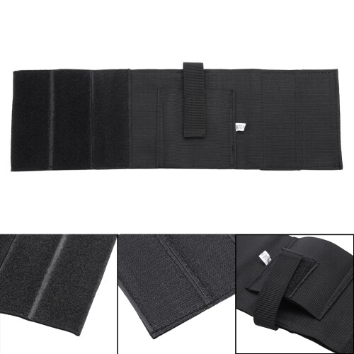 Black Polyester Concealed Carry Ankle Holster for G17 with Secure Elastic Strap