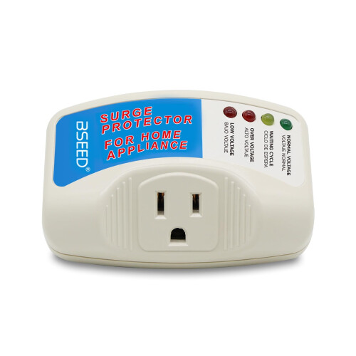 Voltage Protector with Surge Protection for Home Appliances, Adjustable Threshold and Power Delay 1