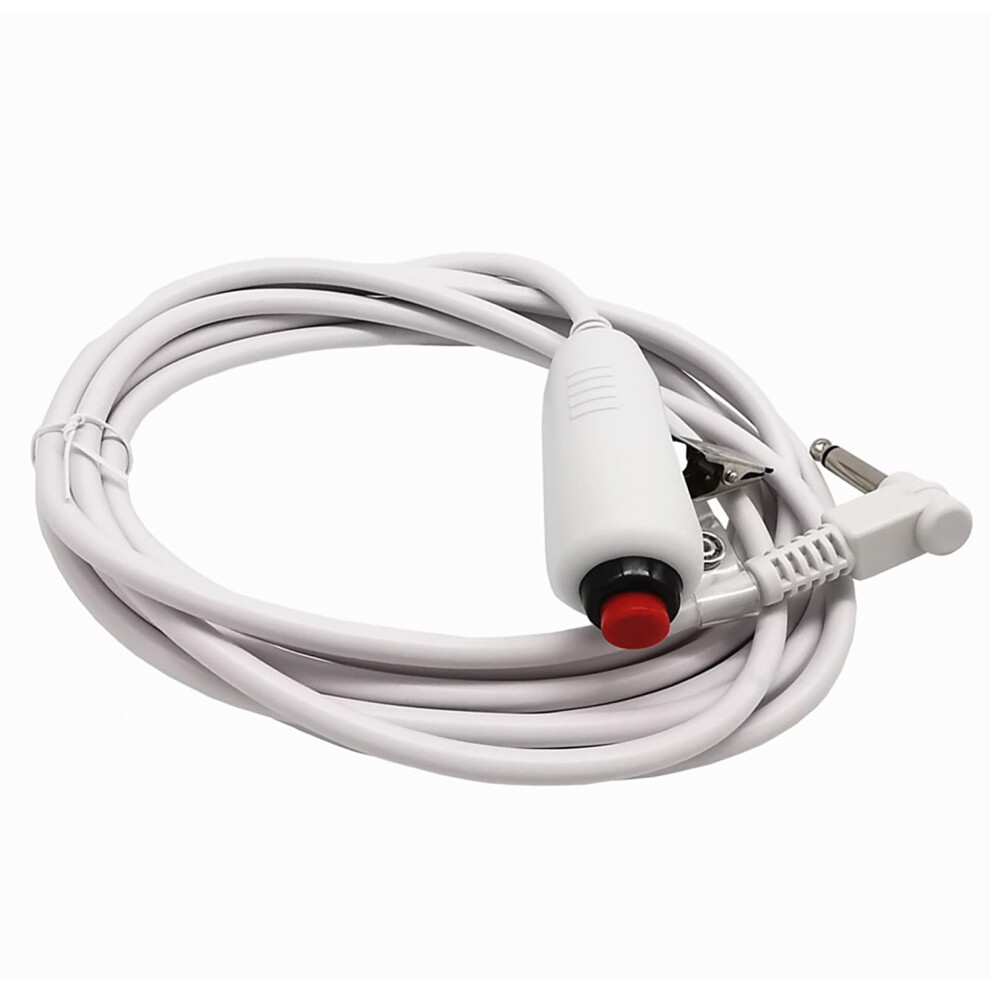 Nurse Call Cord 6.35Mm Push Button Replacement Cable With Bed Clip, 9.8Ft Direct Plugin For Hospital Bed 9099447341730