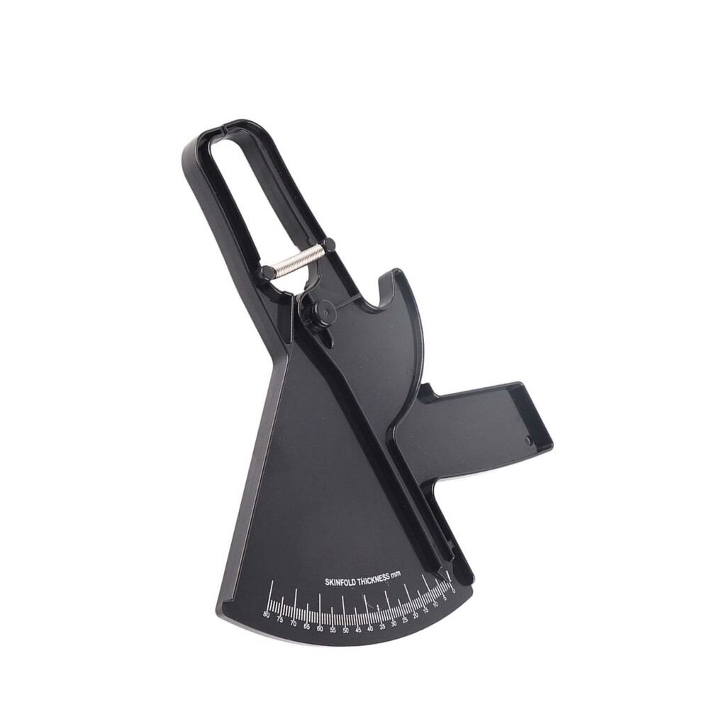 Black Health Analyzer Skinfold Tester 0-80Mm Caliper For Accurate Check