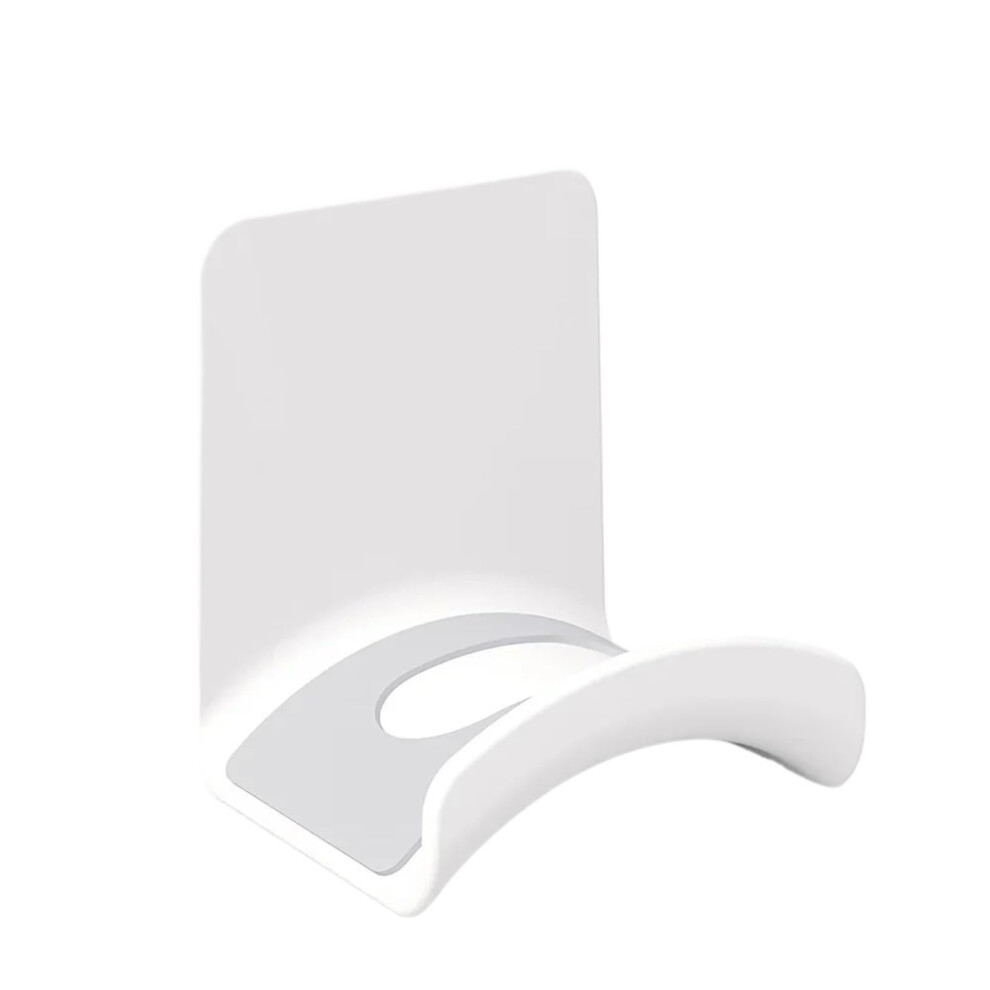 Headphone Wall Mount With Adhesive Stand, Under Desk Holder, Spacesaving, Universal Fit, White 9070919194832