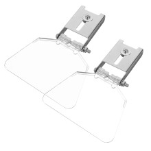 4pcs Stainless Steel Bench Grinder Eye Shield Guard Kit Impact Resistance for Safe Workbench Use 16.3x11.6x1.5cm x2pcs Multi x2pcs