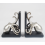 Silver Octopus Bookends Pair | Nautical Resin Shelf Decor 1