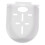 Wall Mount Shelf for Security Camera and Router, SpaceSaving Floating Holder, White Drill Design 1