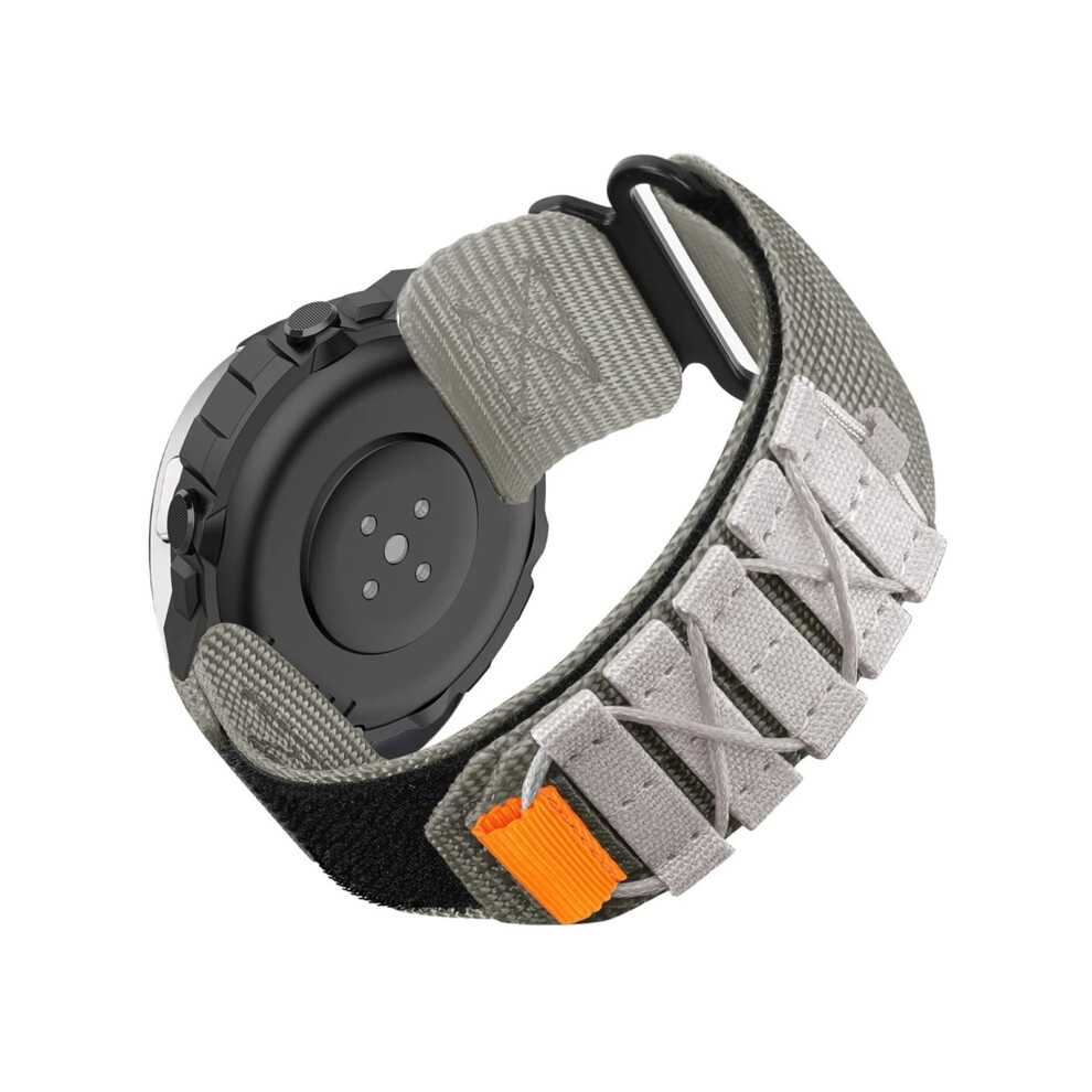 Nylon Replacement Strap With Breathable Design And Secure Buckle For Amazfit T Rex 3 Watch Grey 9113335147973