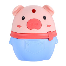 Pig Toothpick Holder with Cute Pig Design, Automatic OnePress Dispenser for Kitchen and Dining
