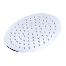 8 Inch Chrome Round Rain Shower Head with 100 Water Holes, Stainless Steel