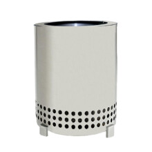 Table Stove for Fireplace Camping Stove Single Stove Table Stove Heating Oven Stainless Steel Stove (FMY) silver