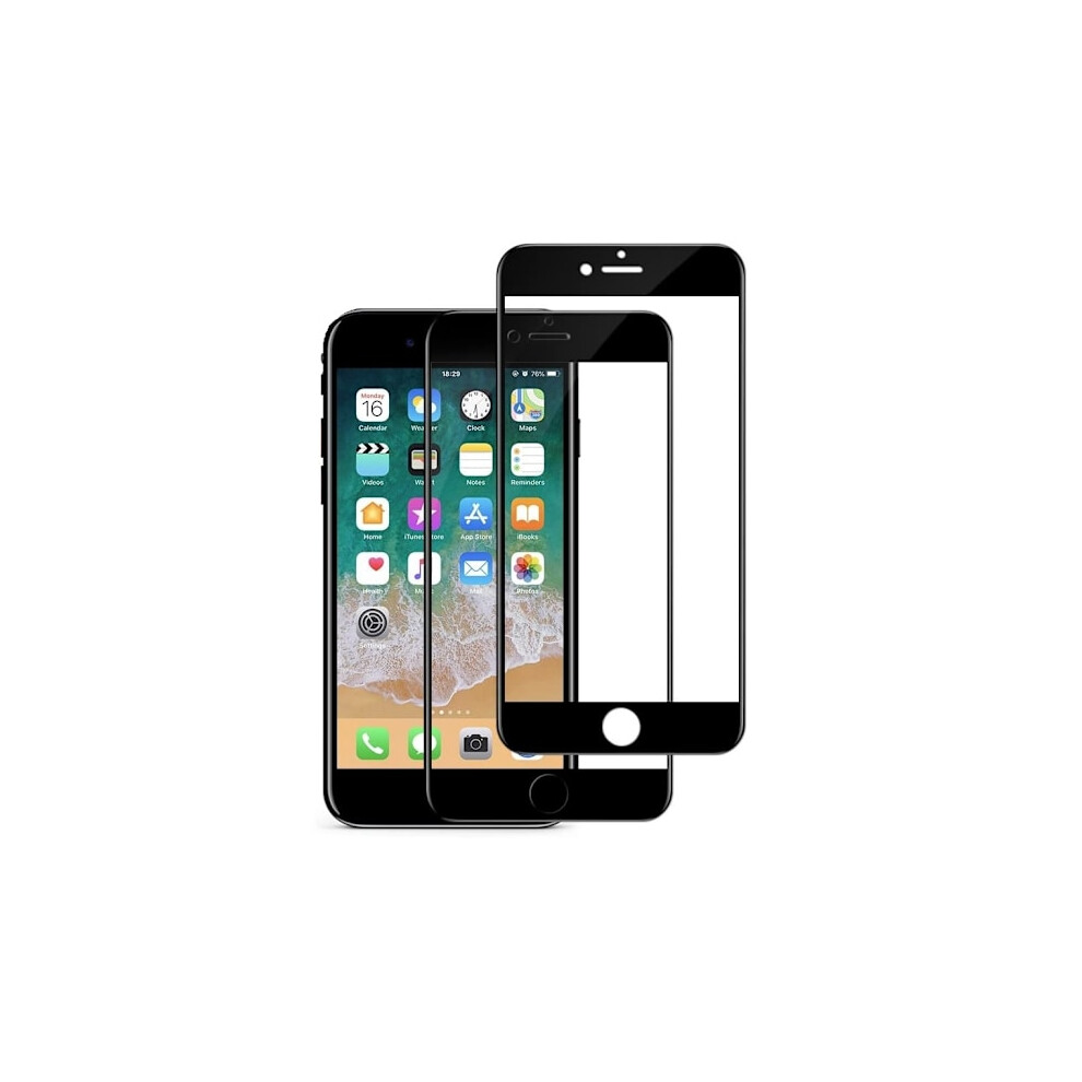 Compatible With Iphone 7 - 2-Pack Heltã¤Ckande Hã¤Rdat Glas - Full Fit Compatible With Iphone 7 9389440785359