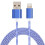 Lightning Nylon Cable - Blue 1m 1