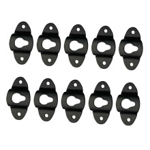 Speaker Wall Mount Plate Set for Surround Sound Speakers, 10pcs Reliable Iron Brackets, Easy Install