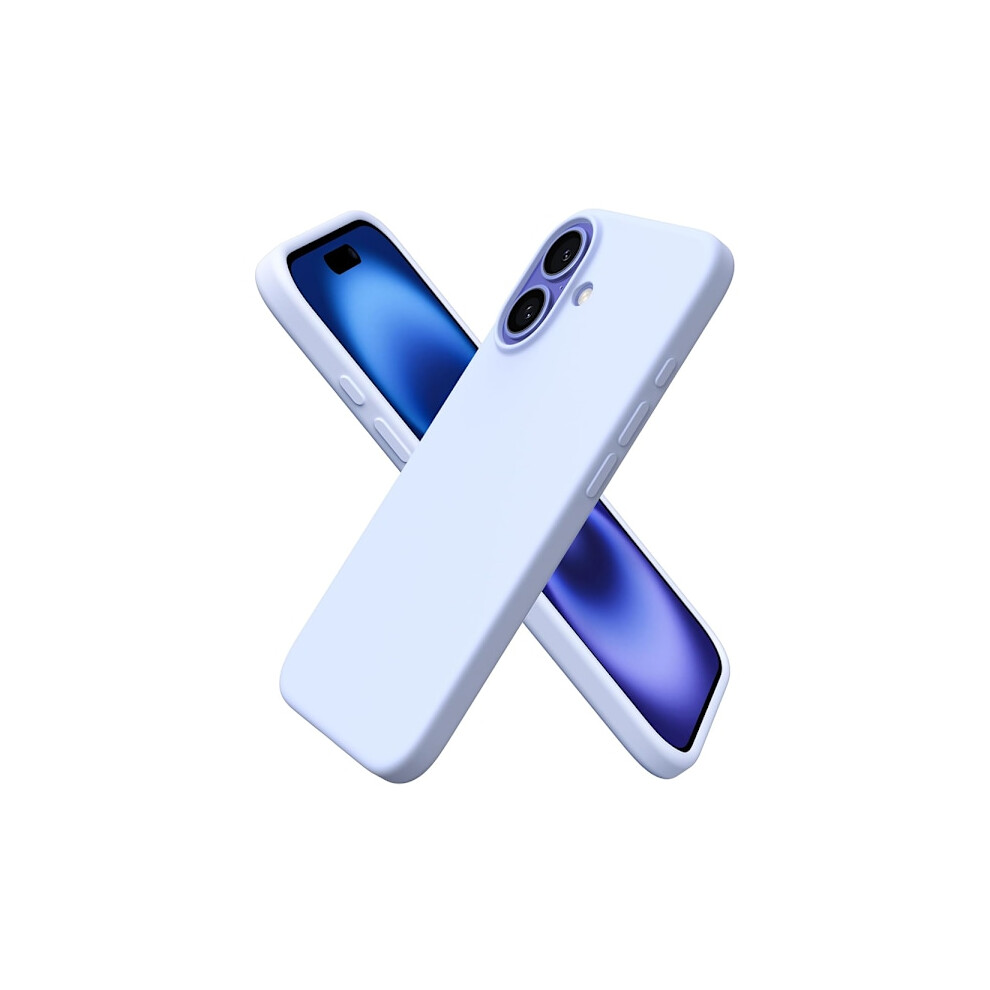 Compatible With Iphone 16 Plus - Shockproof Silicone Case Light Blue 9389440785588