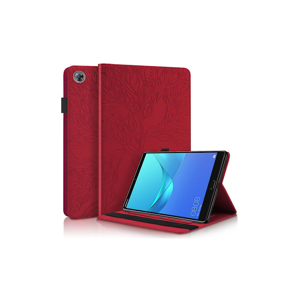 Leather Case For Compatible With Huawei Mediapad M5 10.8 Inch_nzywt Red 9389440785472