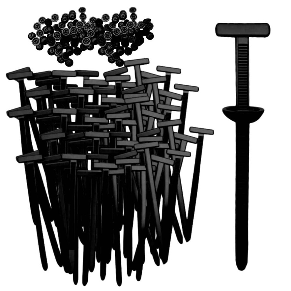 Cable Tie Buckles For Cars, Heavy Duty Selflocking Zip Ties 50 Pack, Weatherresistant 9070919195433