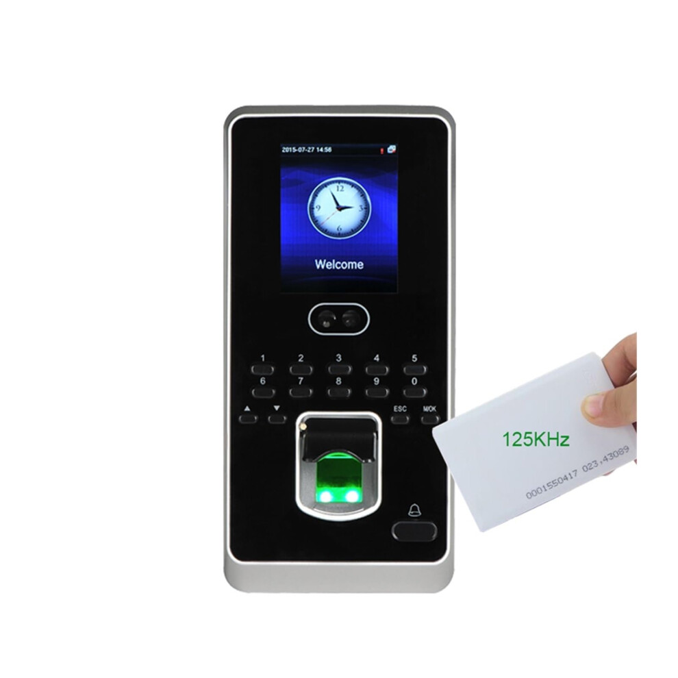 Biometric Time Attendance Machine With Face And Fingerprint Recognition Door Access Control Tcp/Ip 9070919204265