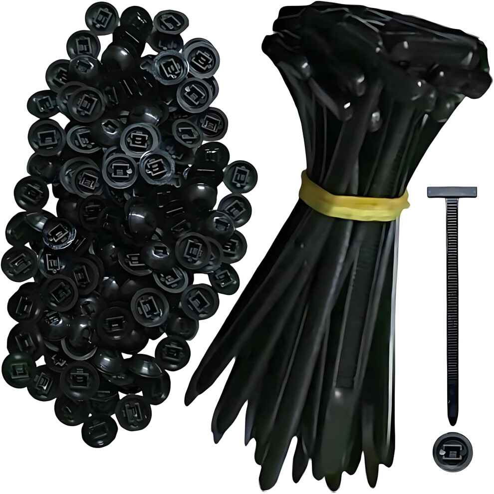 150Pcs Heavy Duty Nylon Cable Ties Uv Resistant Selflocking Zip Ties For Cars And Auto 9070919195624