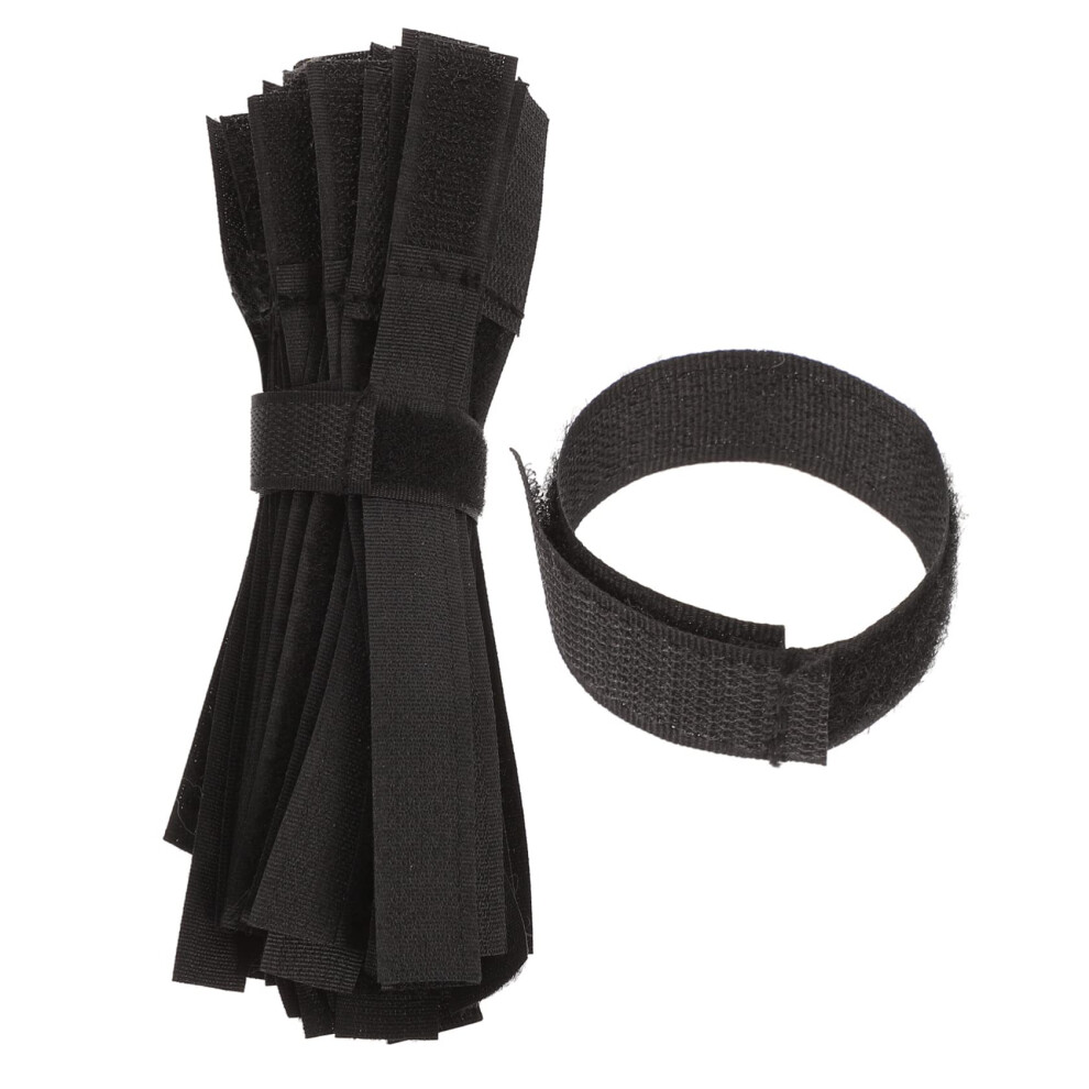 50Pcs Reusable Nylon Cable Ties With Adjustable Hook Loop Cord Organizer And Selfadhesive Clips 9113335148628