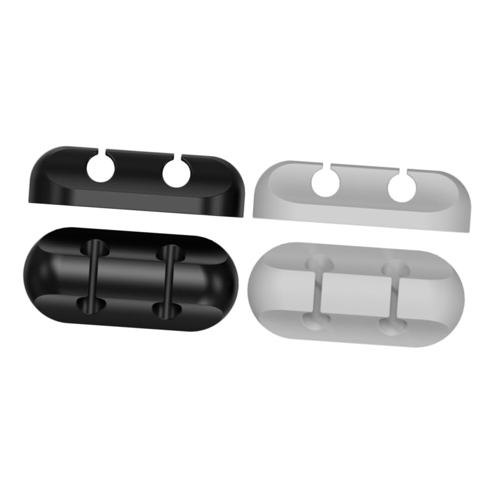 Cable Organizer Clips 4Pcs Mini Silicone Selfadhesive Cord Holders For Earphones And Usb Cables 9070919196102