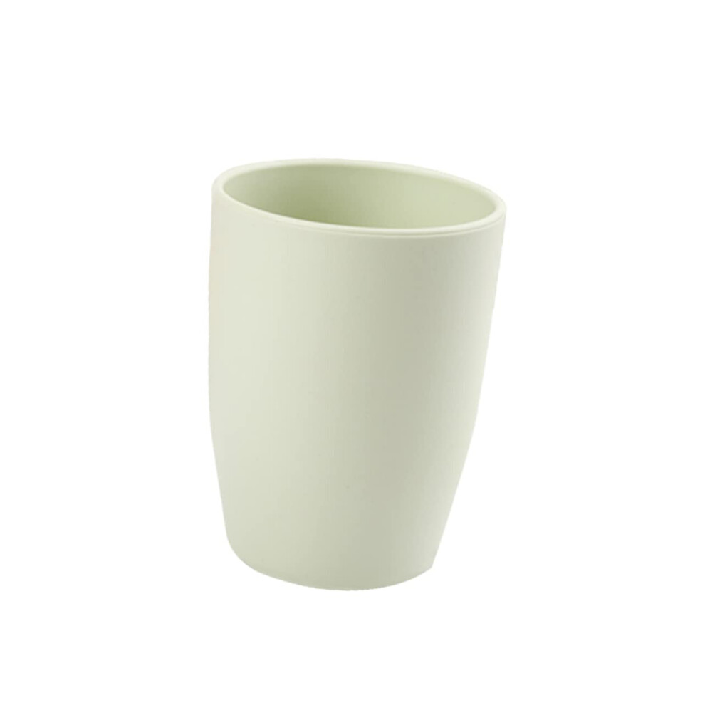 Unbreakable Bathroom Tumbler Green Mouthwash Cup for Couples with Stylish Minimalist Design