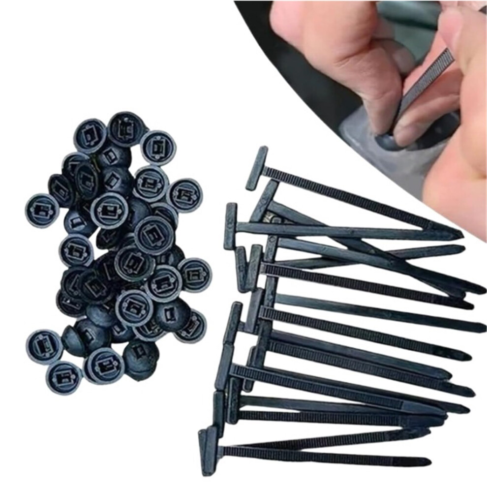 100Pcs Heavy Duty Selflocking Nylon Cable Tie Buckles For Automotive And Uvresistant Zip Tie Holders 9070919196225